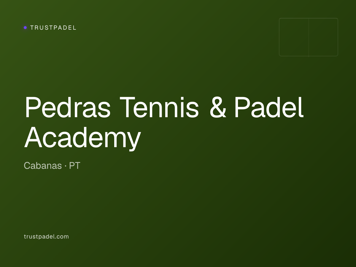 Pedras Tennis & Padel Academy padel club