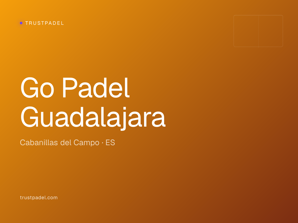 Go Padel Guadalajara padel club