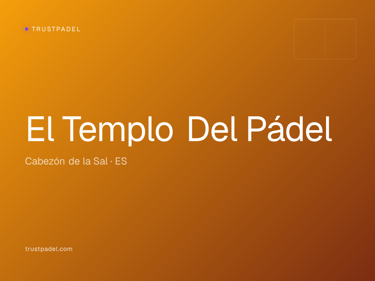 El Templo Del Pádel padel club
