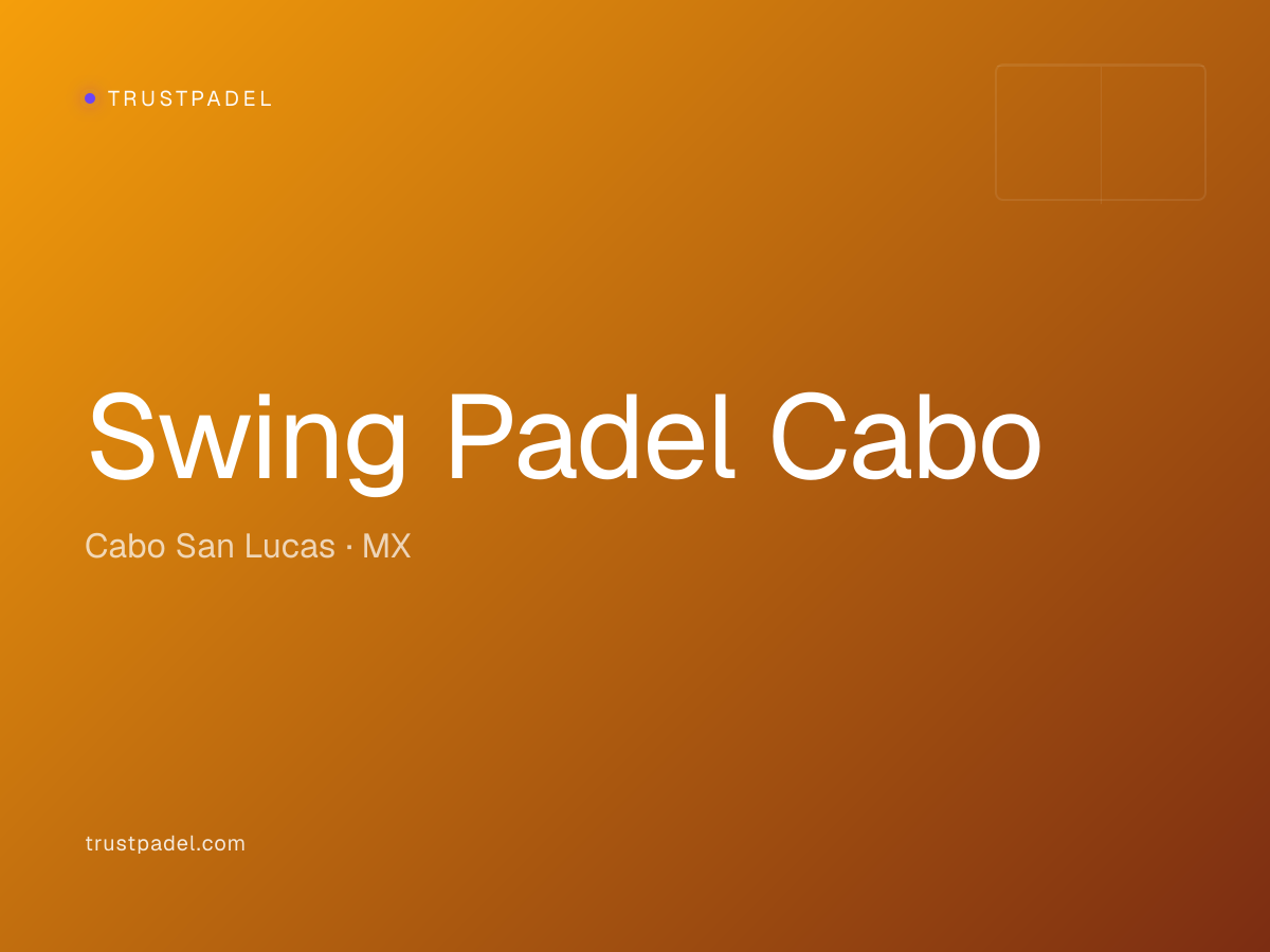 Swing Padel Cabo padel club