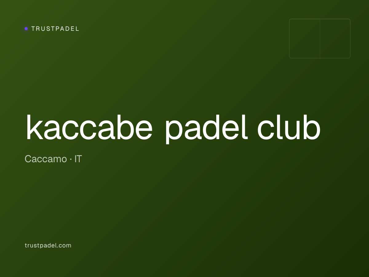 kaccabe padel club padel club