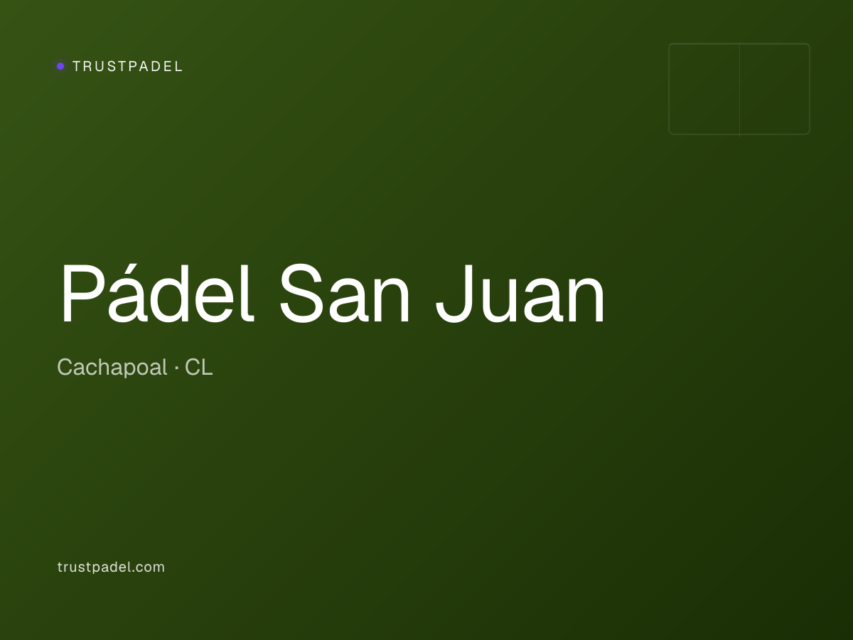 Pádel San Juan padel club