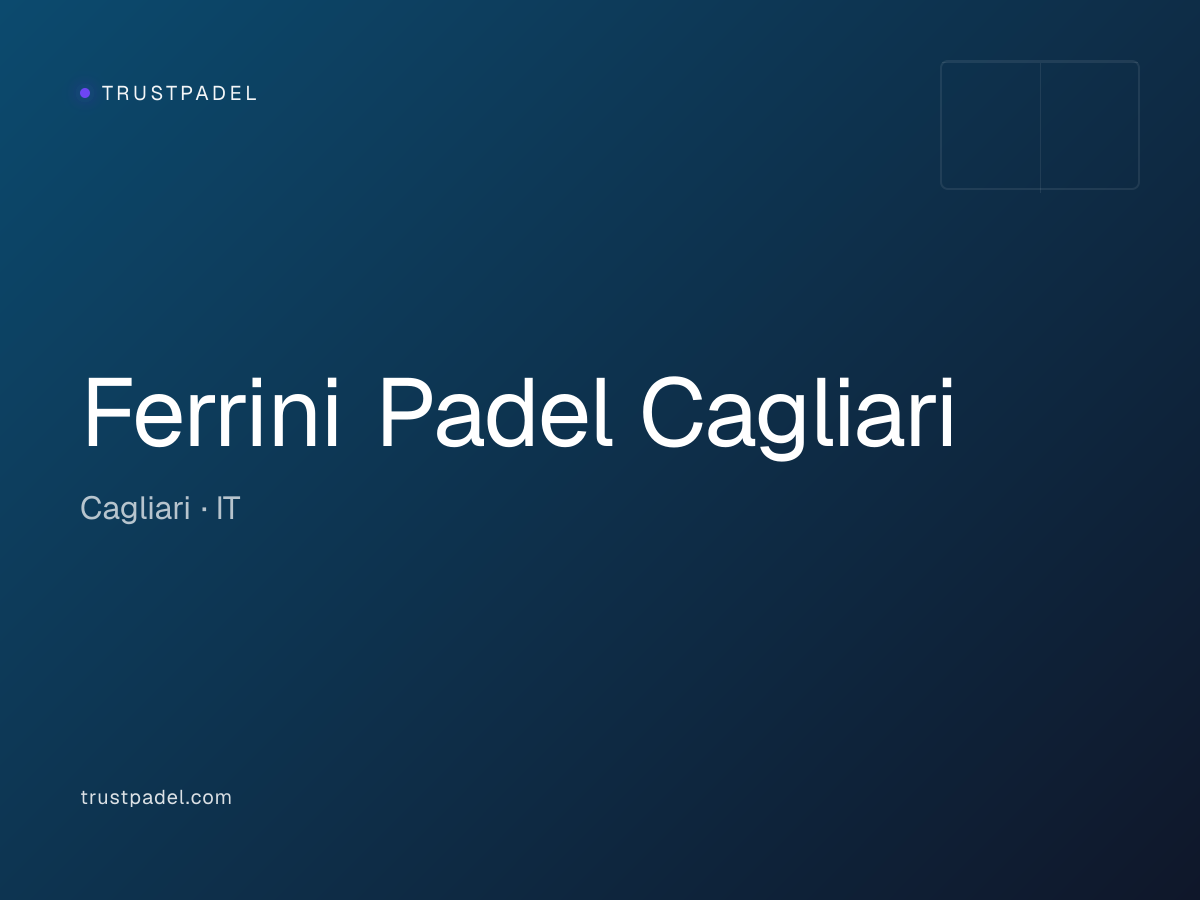 Ferrini Padel Cagliari padel club
