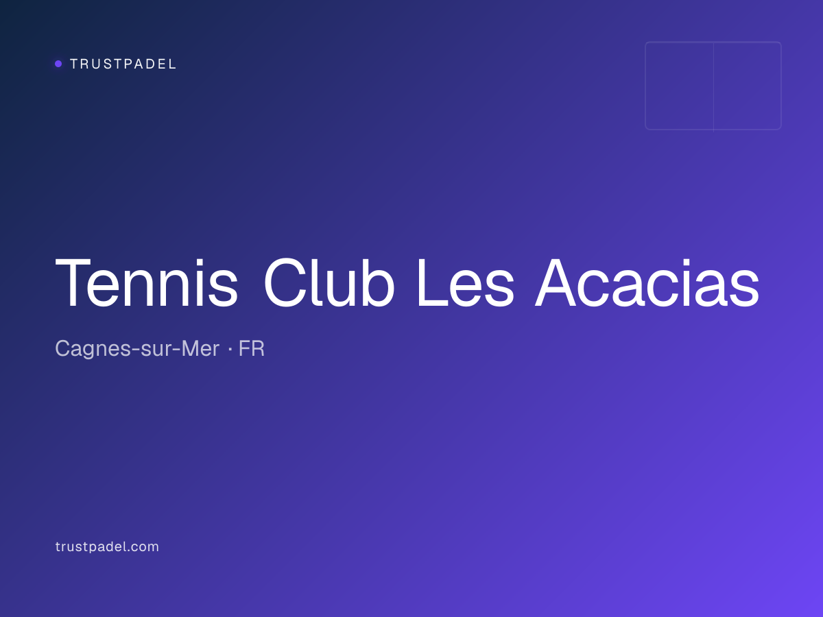 Tennis Club Les Acacias padel club