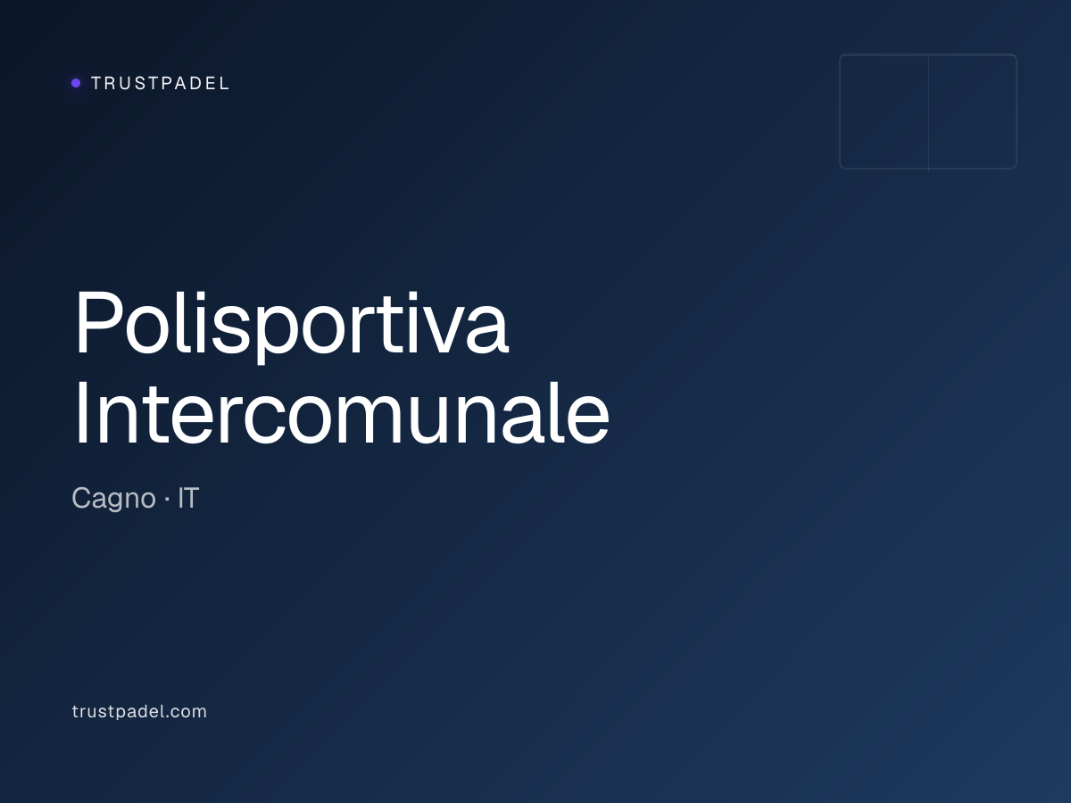 Polisportiva Intercomunale padel club