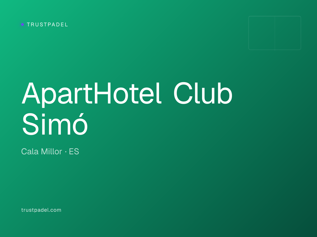 ApartHotel Club Simó padel club