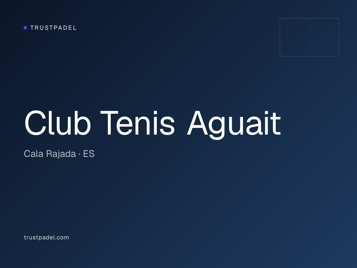Club Tenis Aguait padel club