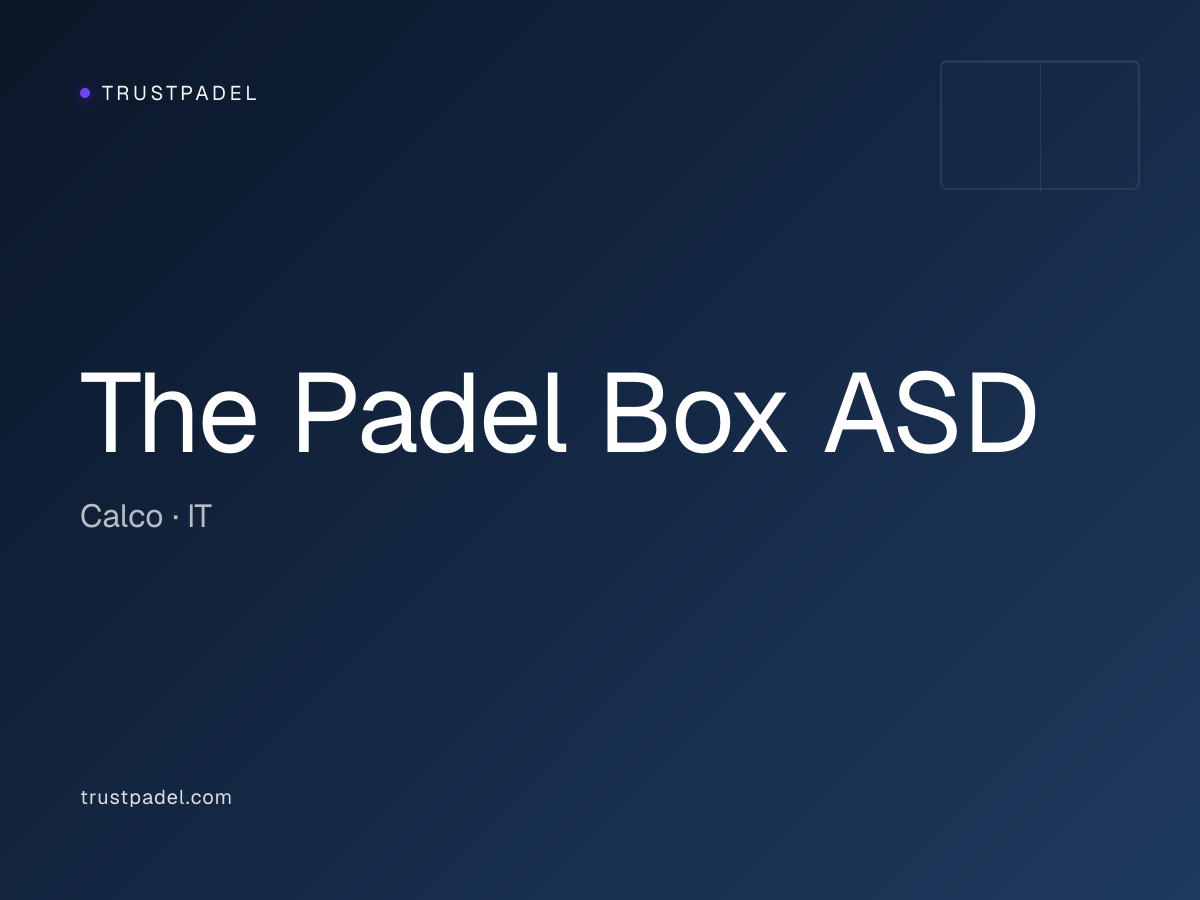 The Padel Box ASD padel club