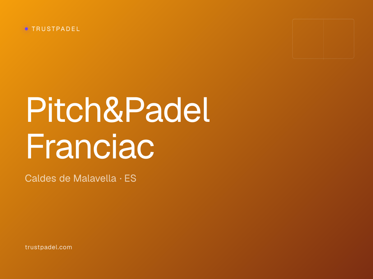 Pitch&Padel Franciac padel club