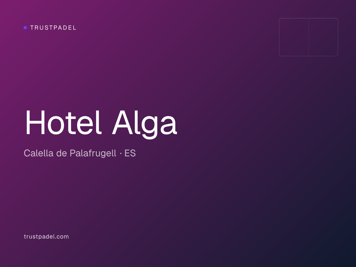 Hotel Alga padel club