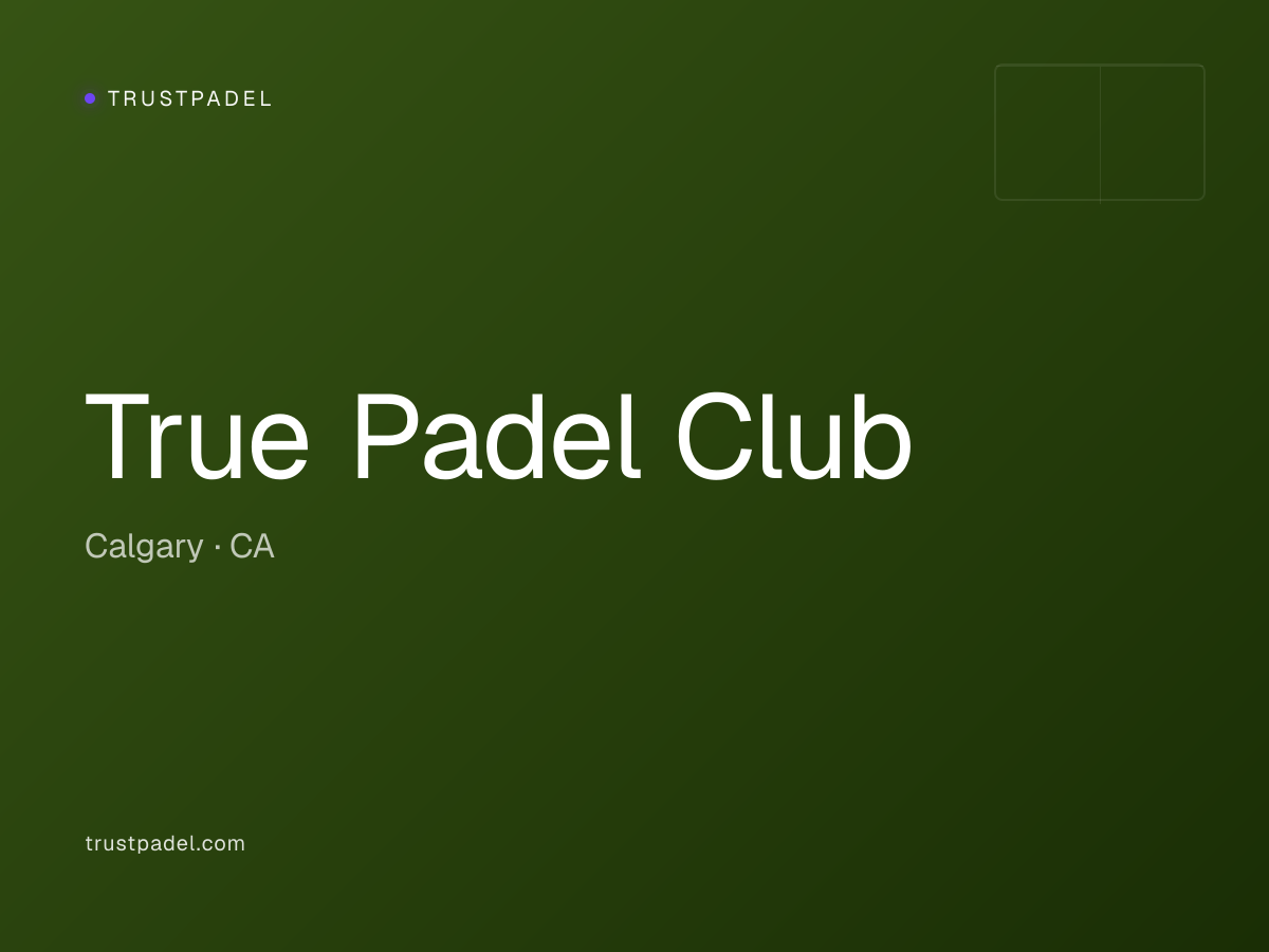 True Padel Club padel club