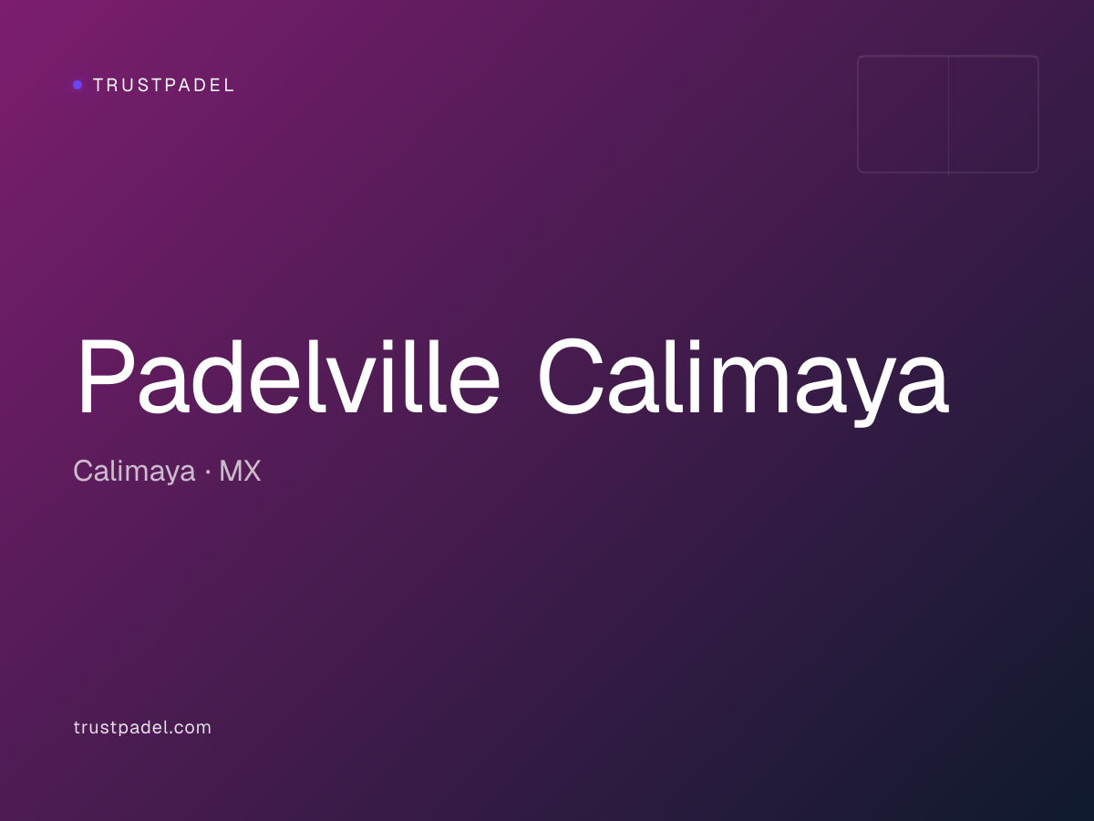 Padelville Calimaya padel club