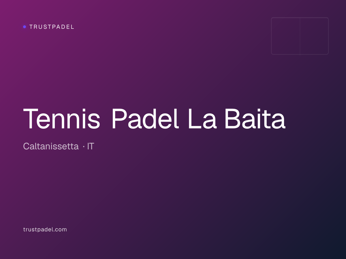 Tennis Padel La Baita padel club