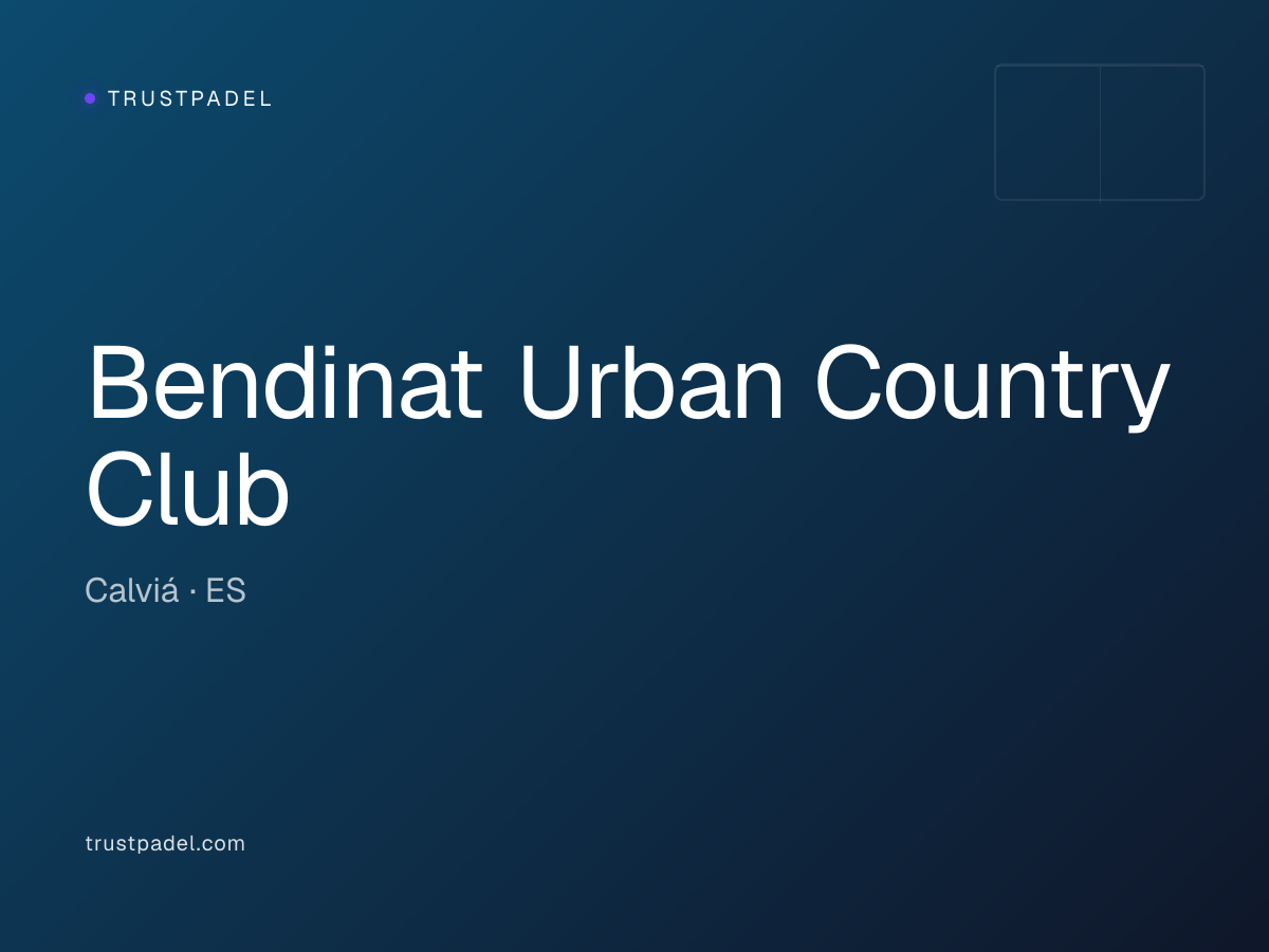 Bendinat Urban Country Club padel club