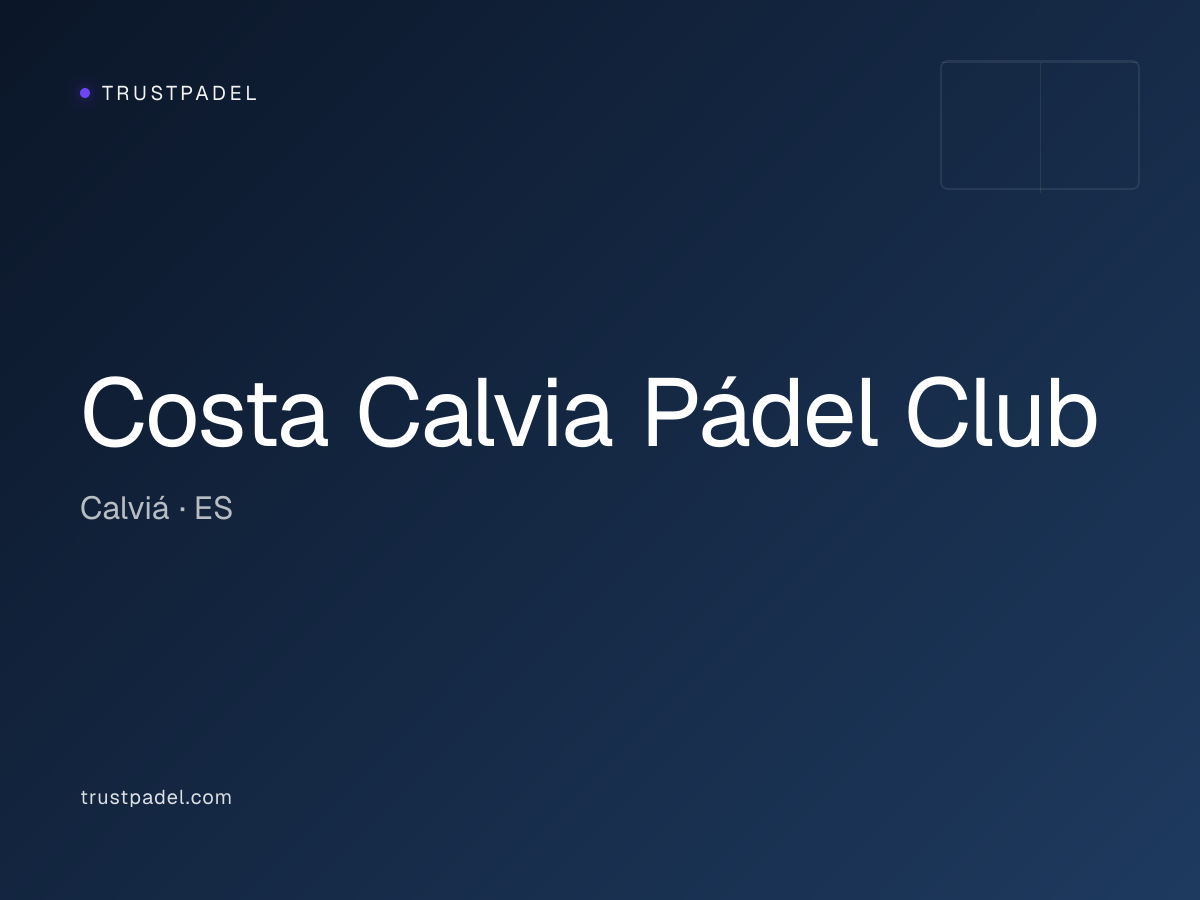 Costa Calvia Pádel Club padel club
