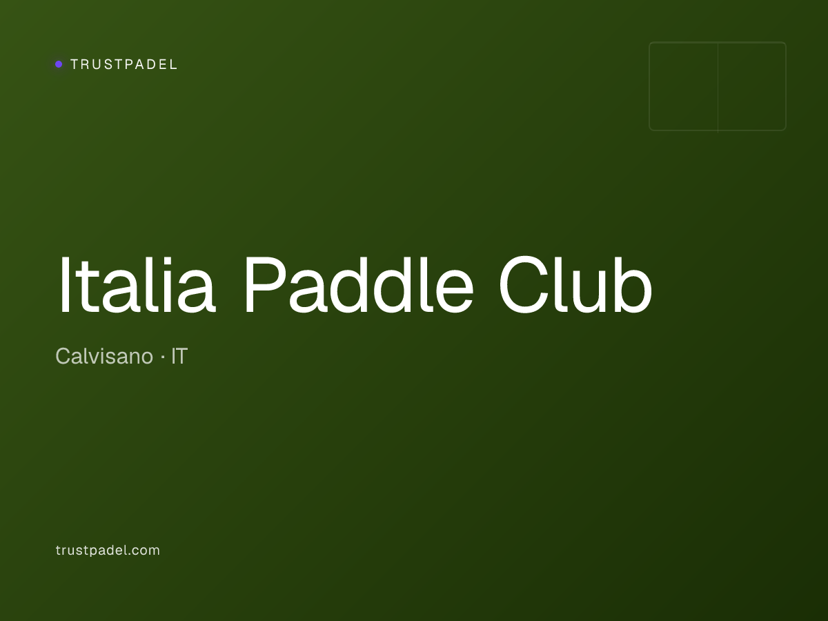 Italia Paddle Club padel club