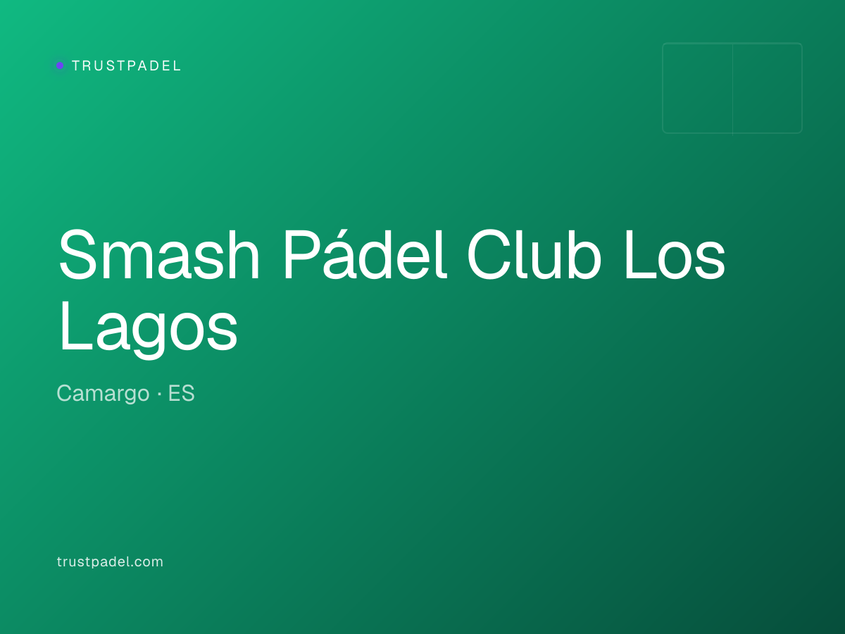 Smash Pádel Club Los Lagos padel club