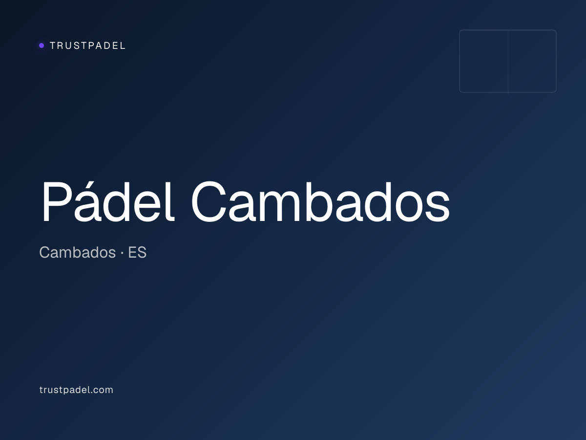 Pádel Cambados padel club