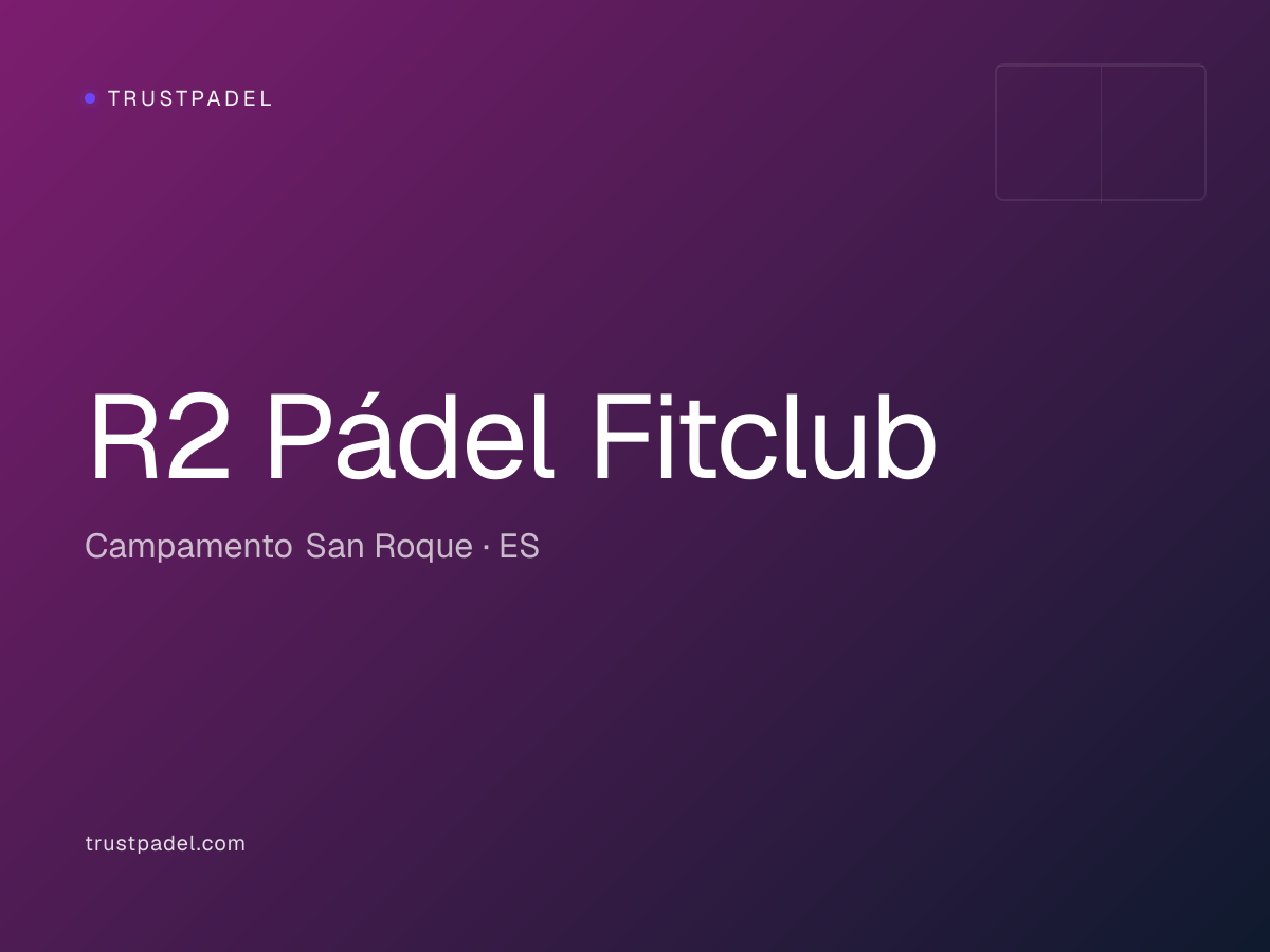 R2 Pádel Fitclub padel club