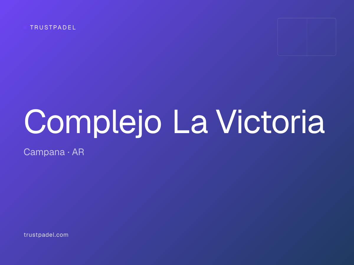 Complejo La Victoria padel club