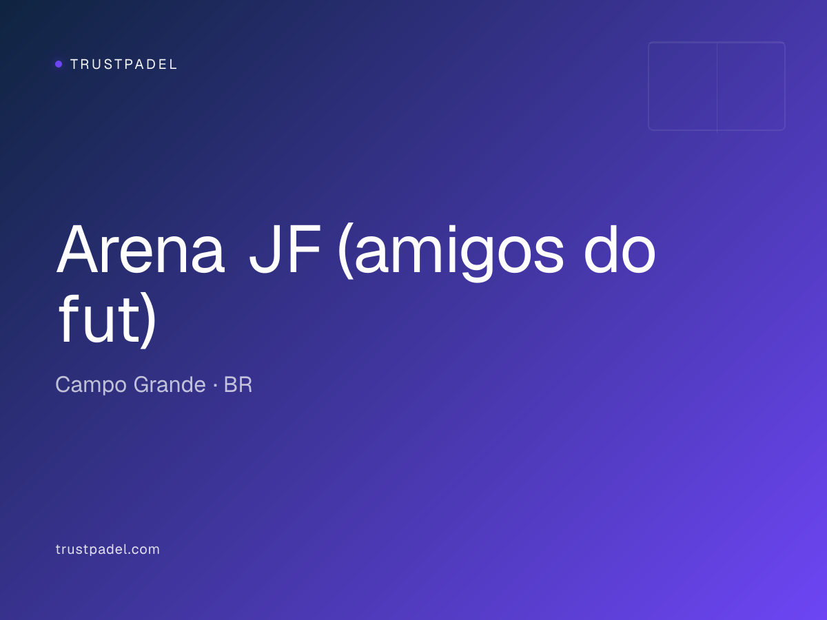 Arena JF (amigos do fut) padel club