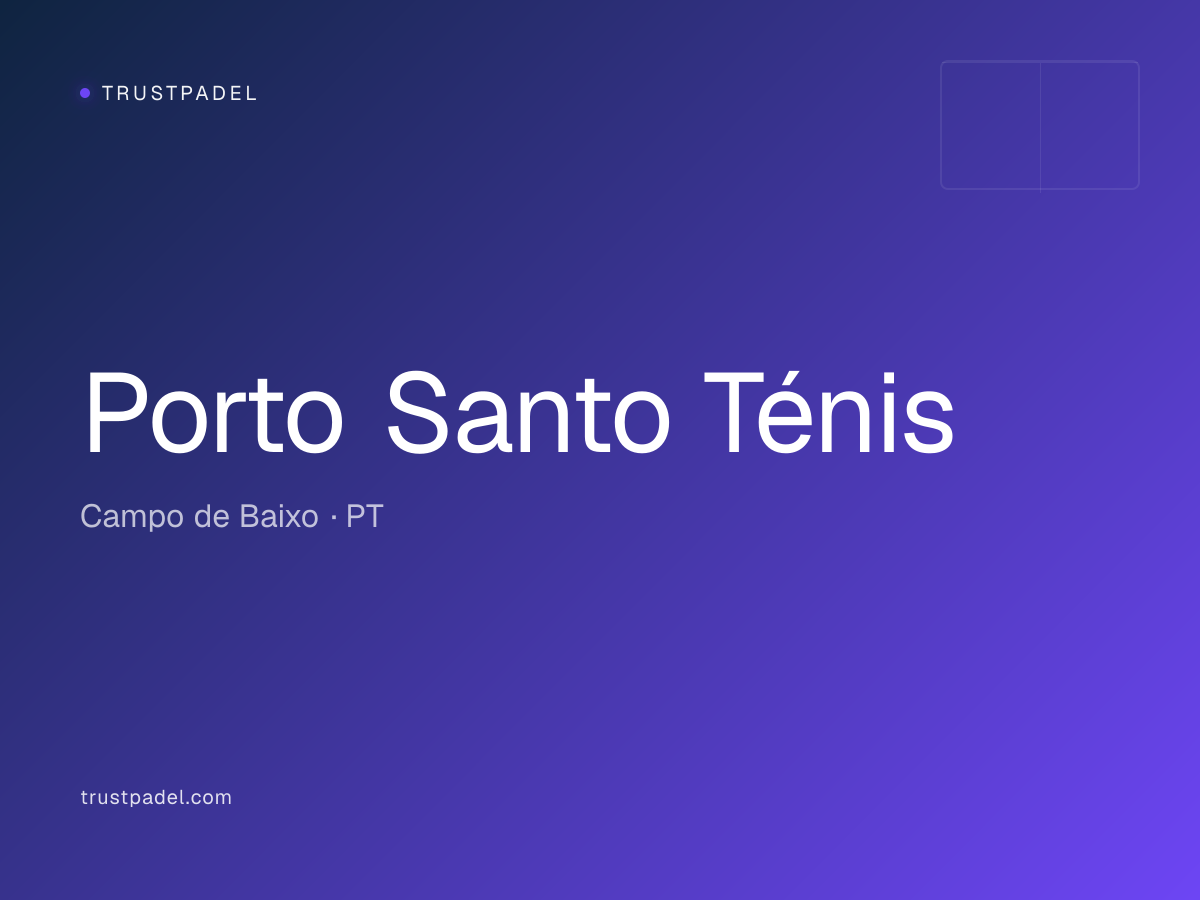 Porto Santo Ténis padel club