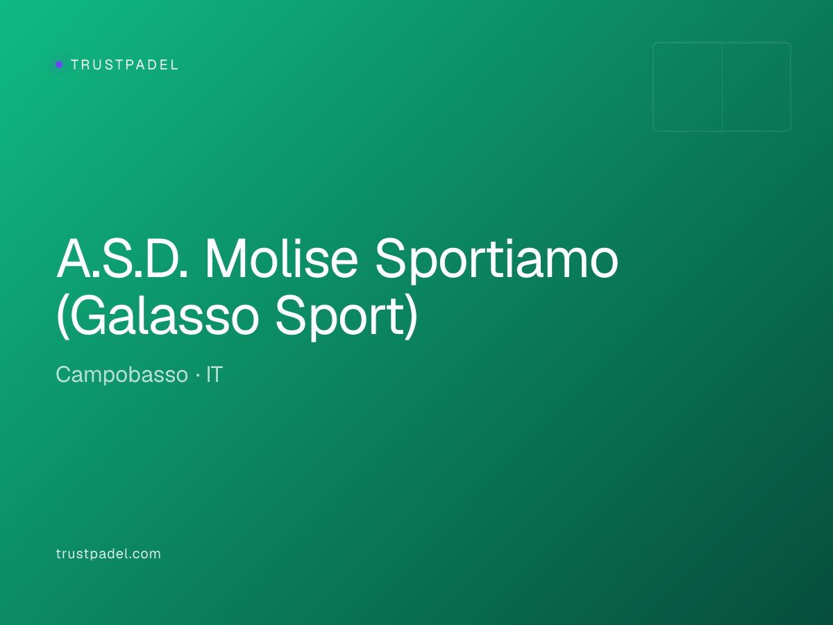 A.S.D. Molise Sportiamo (Galasso Sport) padel club