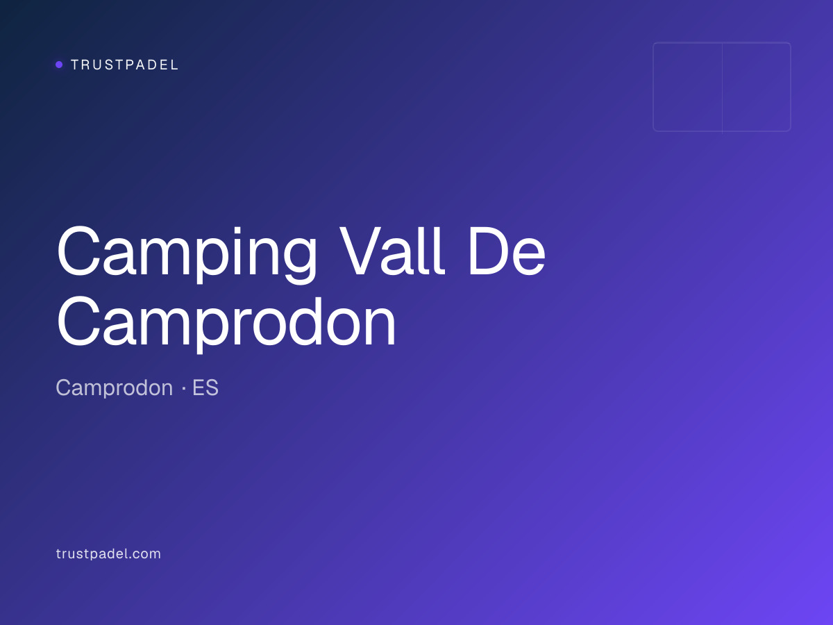 Camping Vall De Camprodon padel club