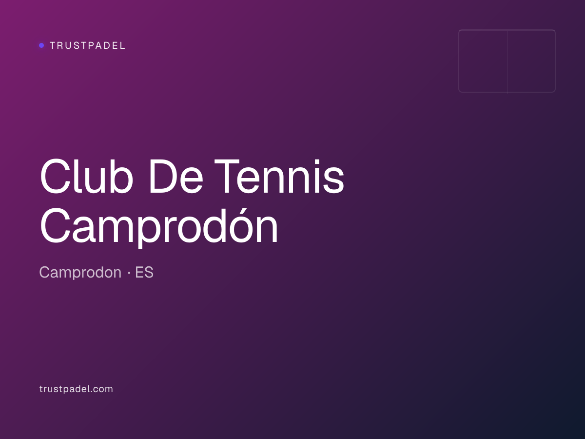 Club De Tennis Camprodón padel club