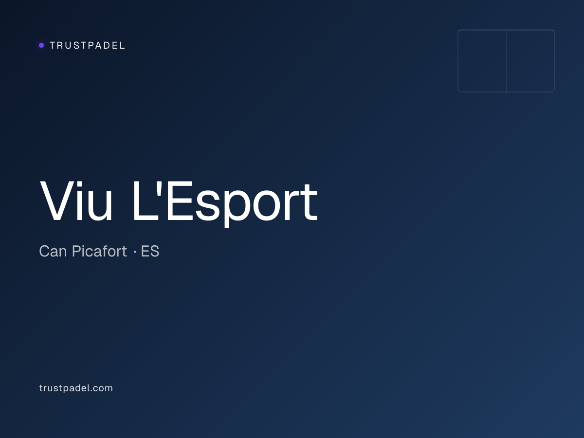 Viu L'Esport padel club