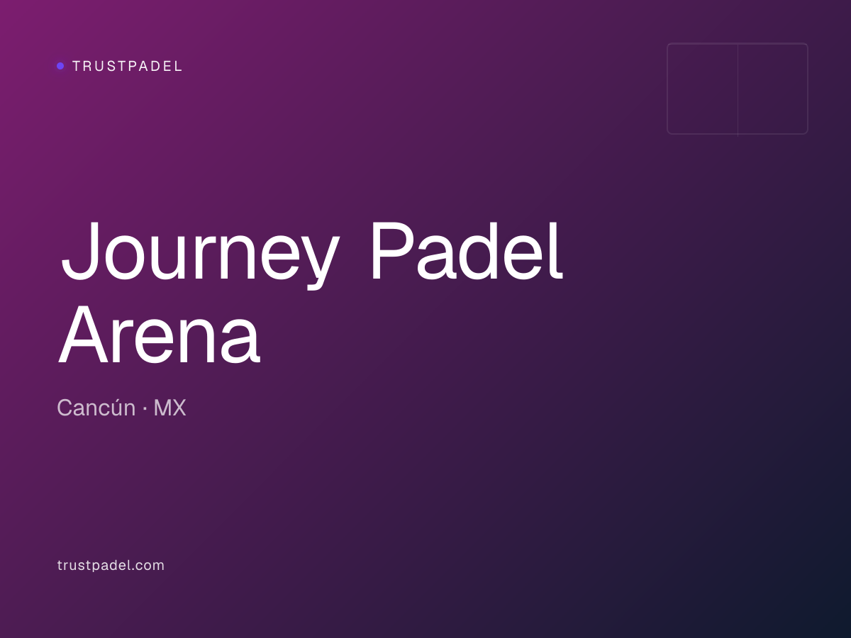 Journey Padel Arena padel club