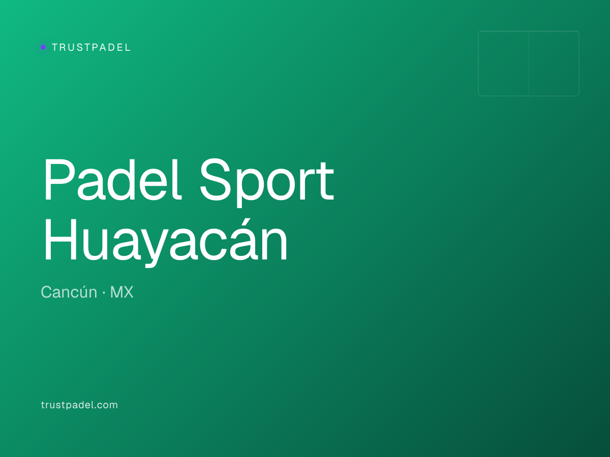 Padel Sport Huayacán padel club
