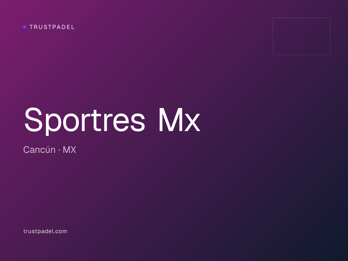 Sportres Mx padel club