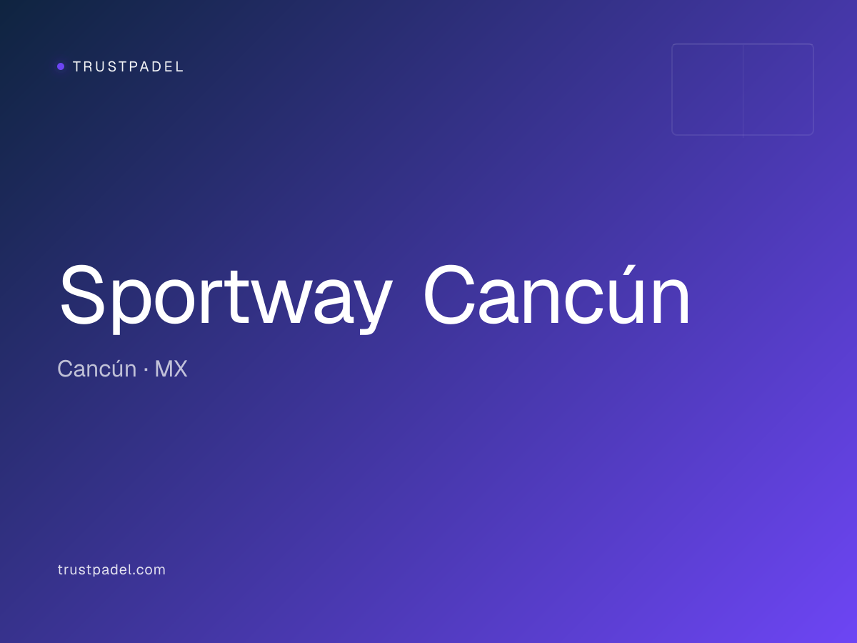 Sportway Cancún padel club