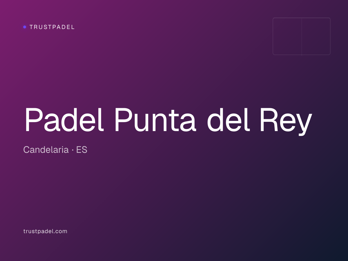Padel Punta del Rey padel club