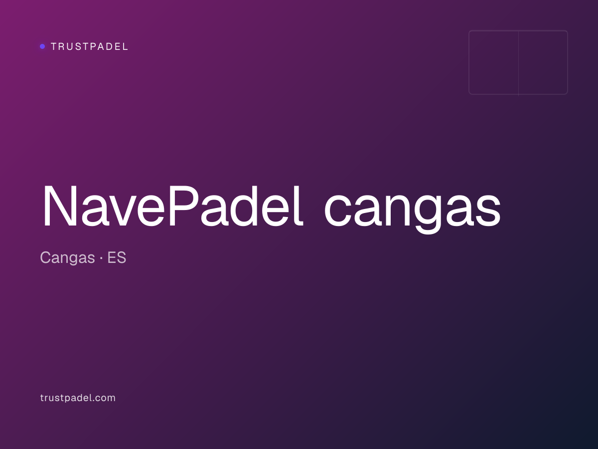 NavePadel cangas padel club