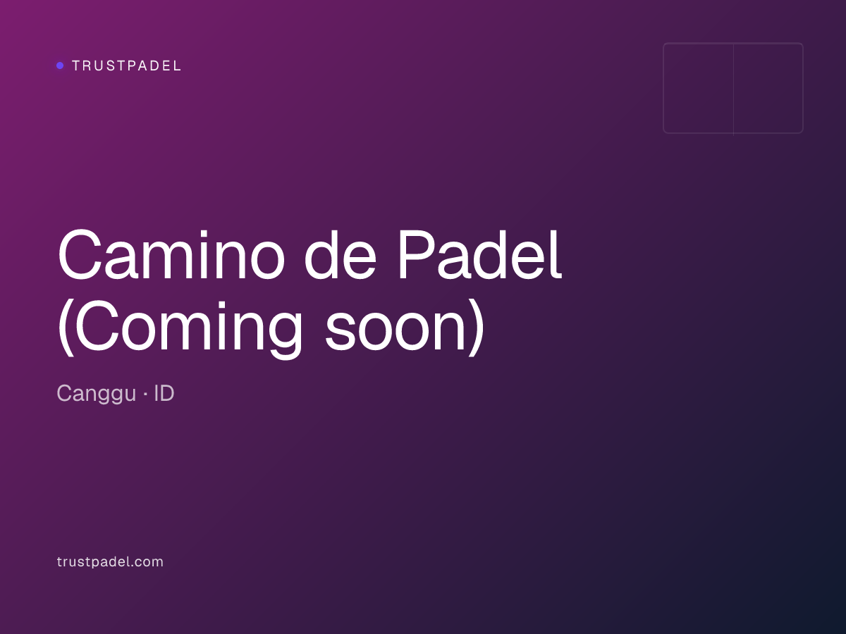 Camino de Padel (Coming soon) padel club