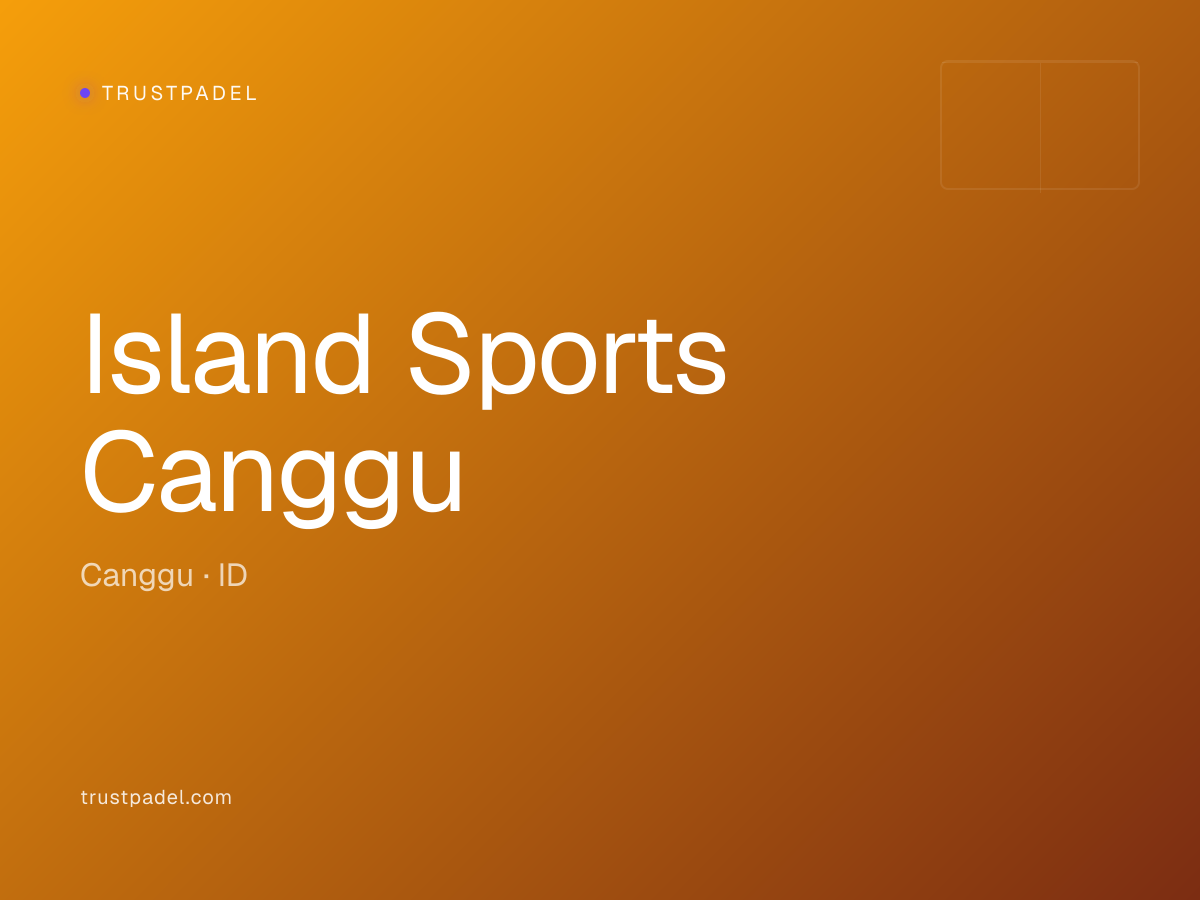 Island Sports Canggu padel club