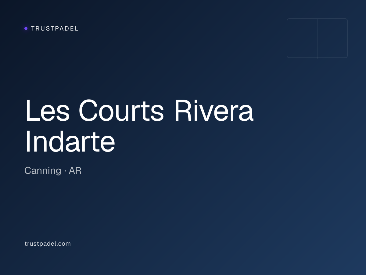 Les Courts Rivera Indarte padel club