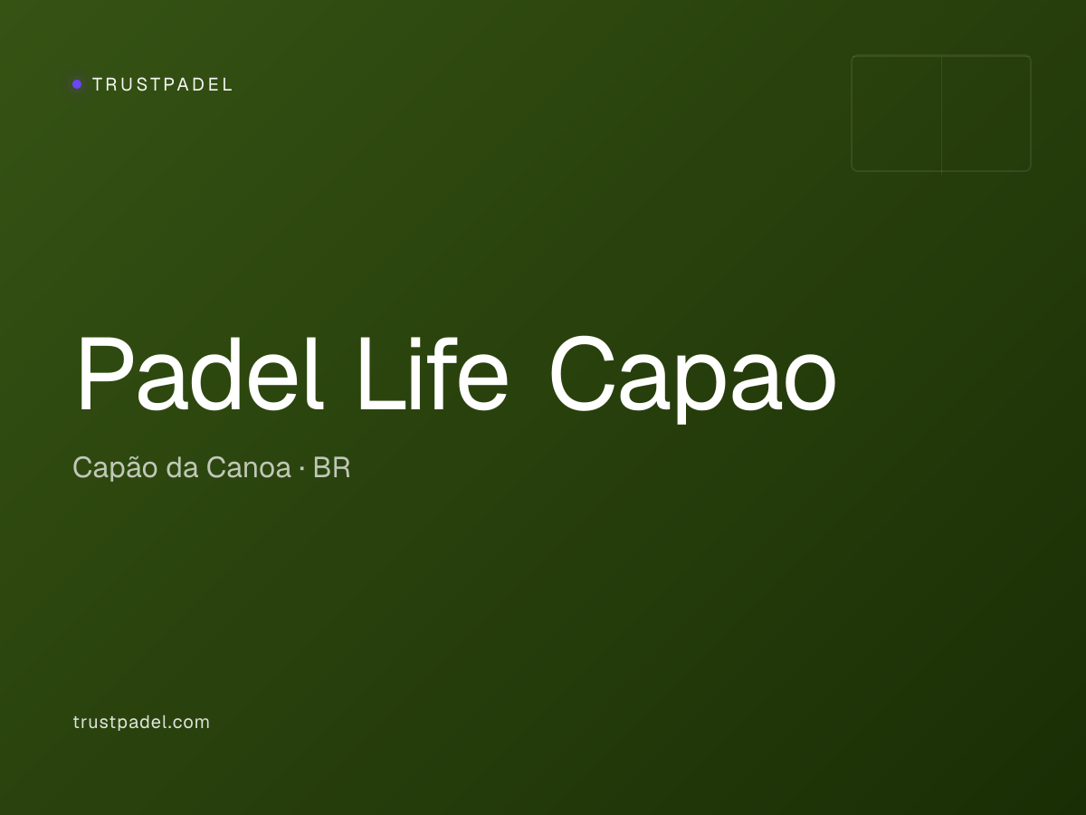Padel Life Capao padel club
