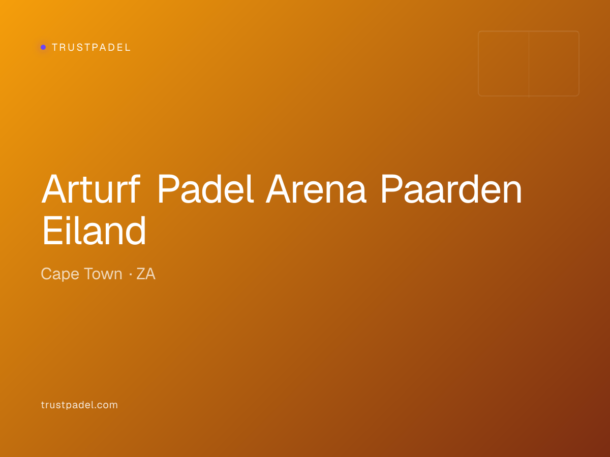 Arturf Padel Arena Paarden Eiland padel club