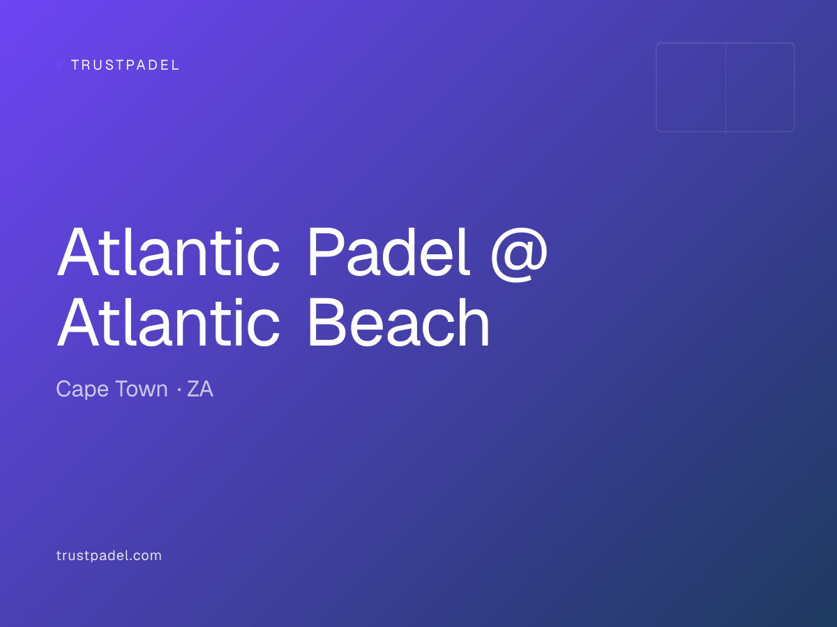 Atlantic Padel @ Atlantic Beach padel club