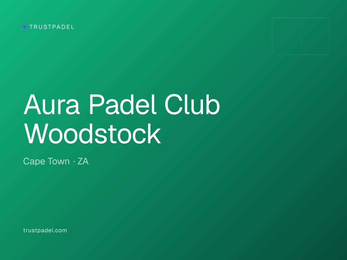 Aura Padel Club Woodstock padel club