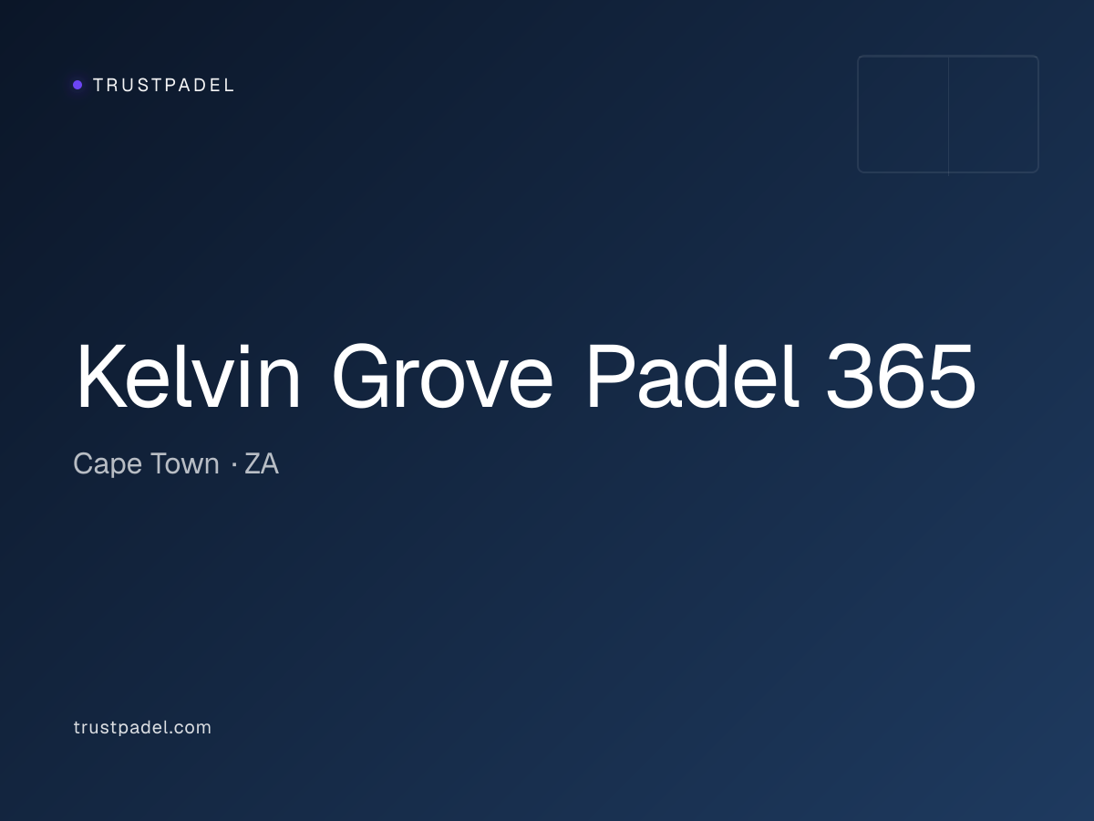 Kelvin Grove Padel 365 padel club