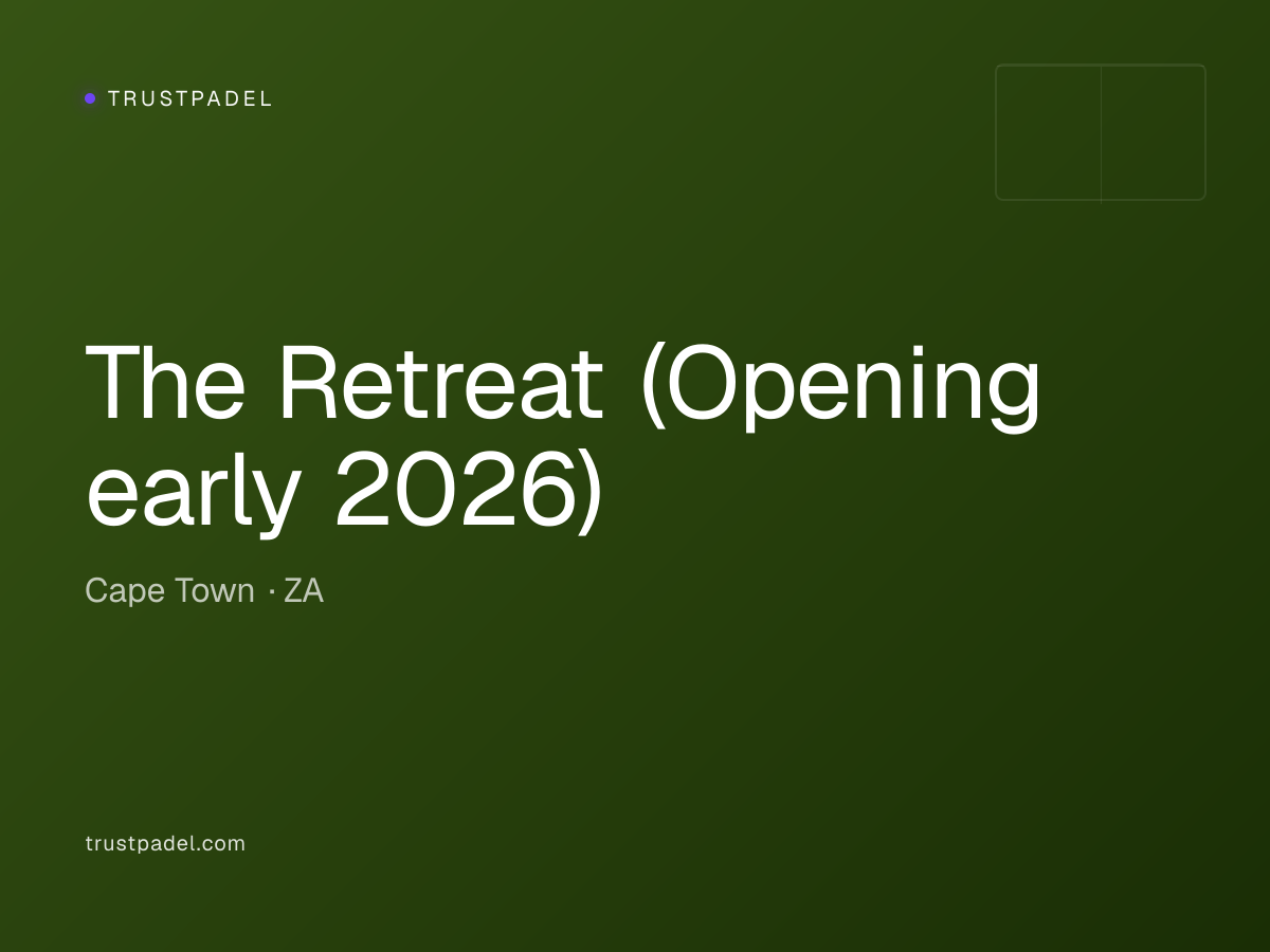 The Retreat (Opening early 2026) padel club