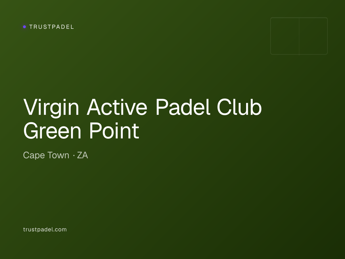 Virgin Active Padel Club Green Point padel club