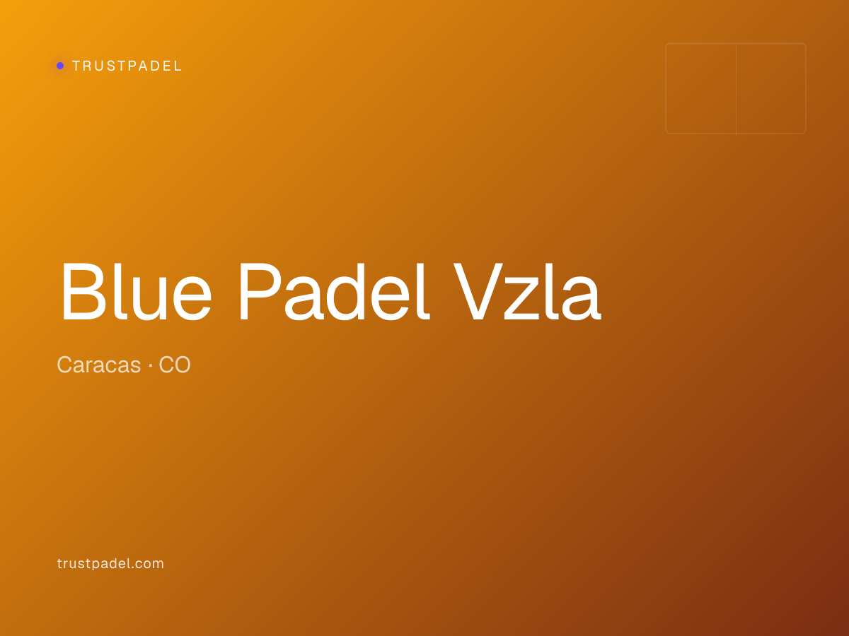 Blue Padel Vzla padel club
