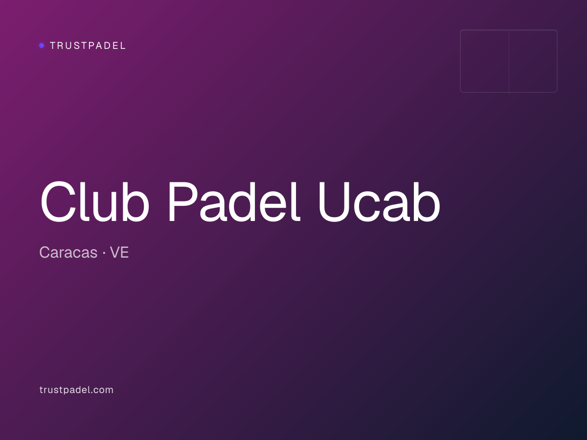 Club Padel Ucab padel club