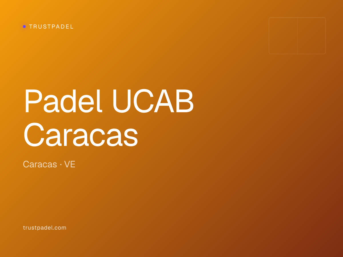 Padel UCAB Caracas padel club