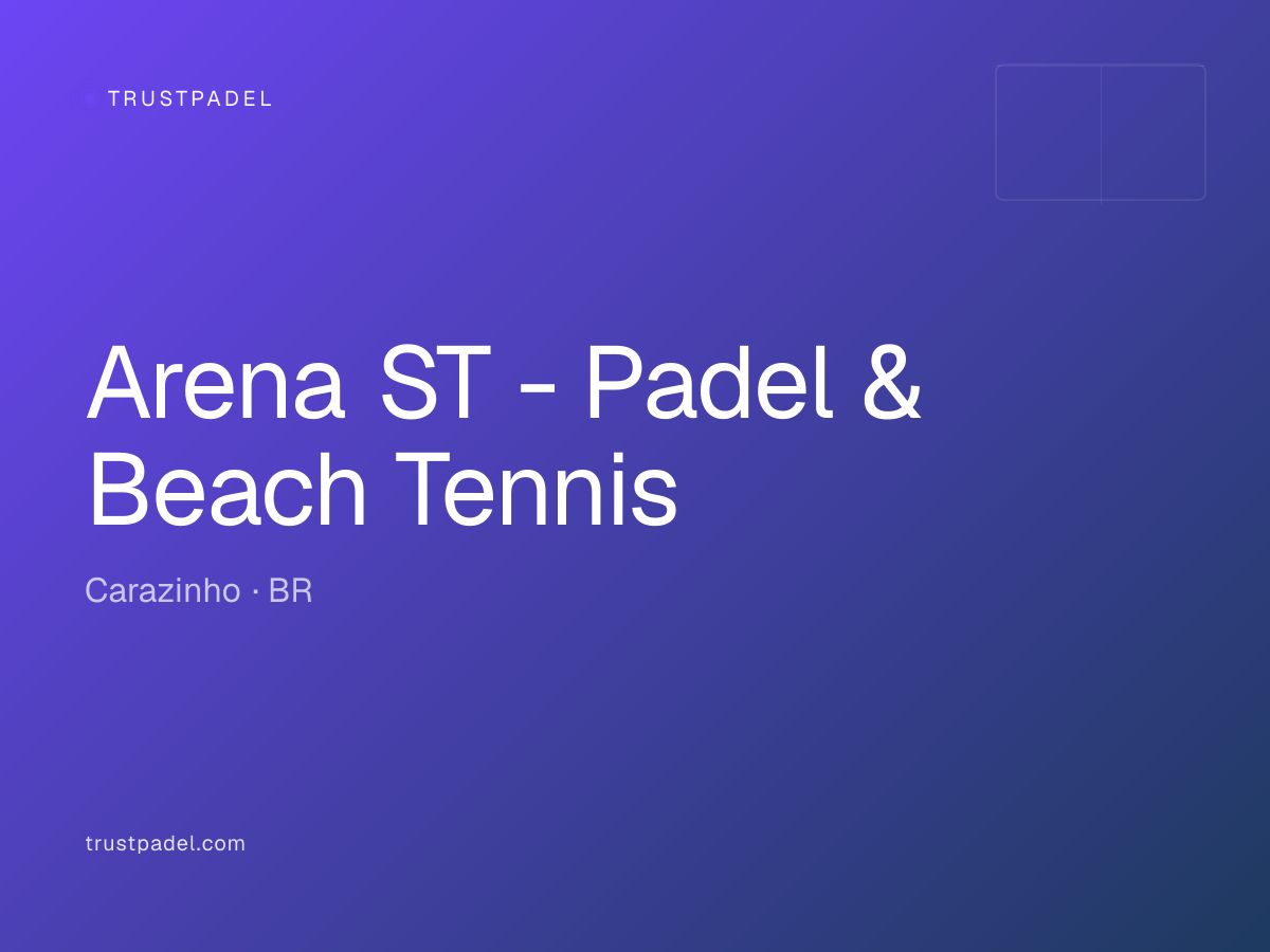 Arena ST - Padel & Beach Tennis padel club